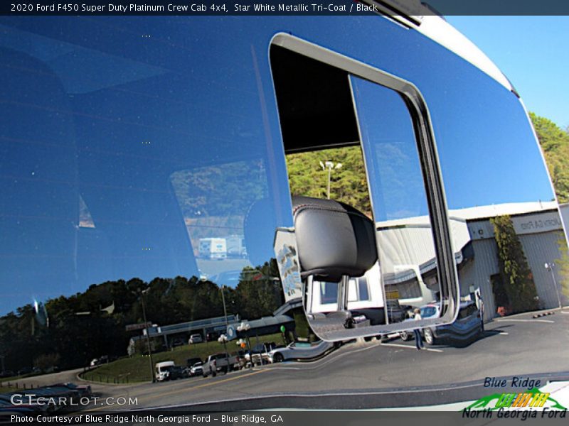 Star White Metallic Tri-Coat / Black 2020 Ford F450 Super Duty Platinum Crew Cab 4x4