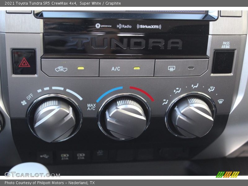 Super White / Graphite 2021 Toyota Tundra SR5 CrewMax 4x4