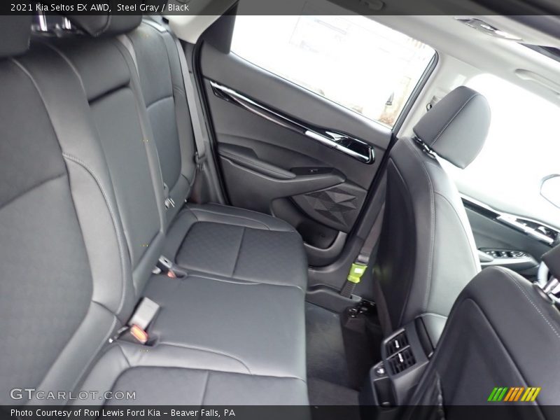 Steel Gray / Black 2021 Kia Seltos EX AWD