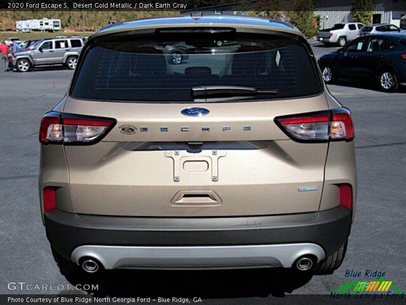 Desert Gold Metallic / Dark Earth Gray 2020 Ford Escape S