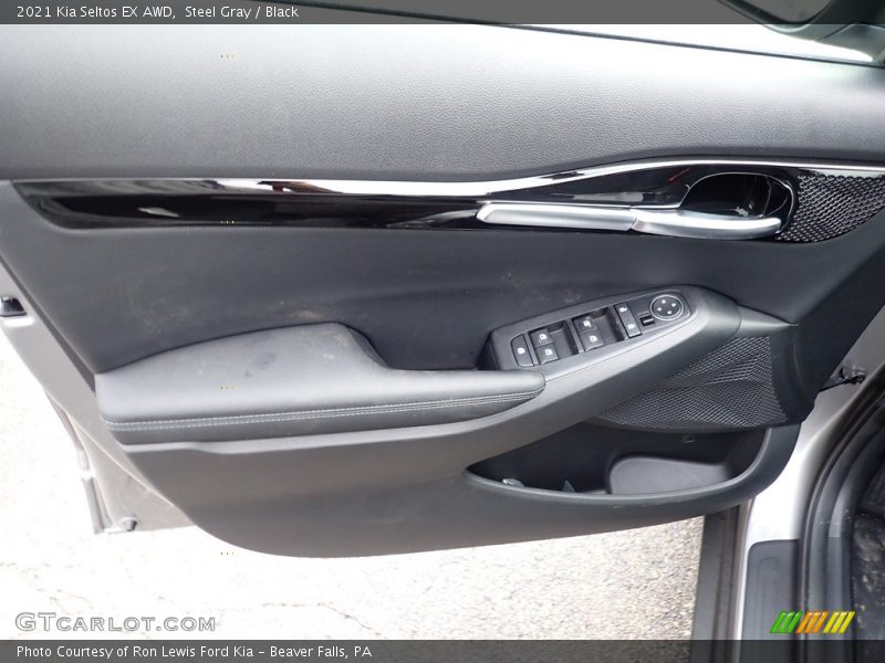 Steel Gray / Black 2021 Kia Seltos EX AWD