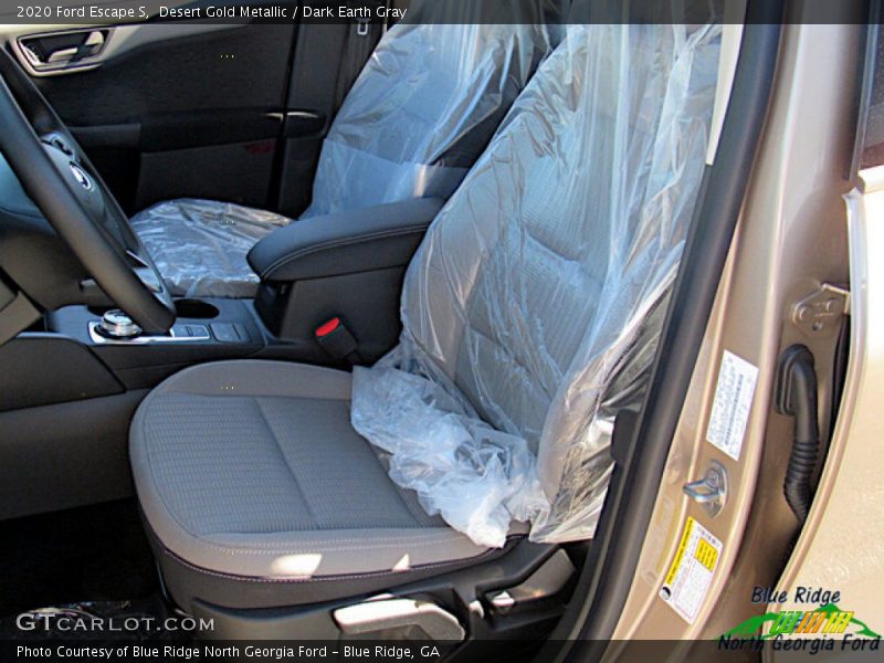Desert Gold Metallic / Dark Earth Gray 2020 Ford Escape S