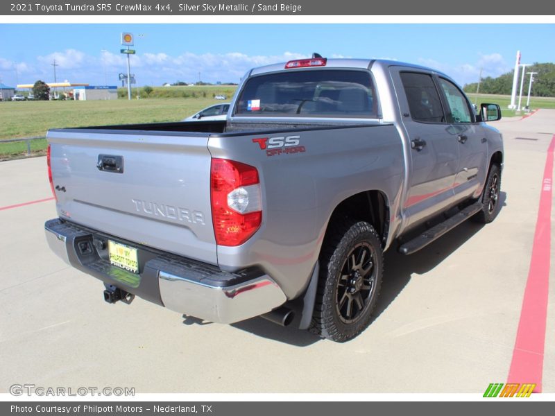 Silver Sky Metallic / Sand Beige 2021 Toyota Tundra SR5 CrewMax 4x4