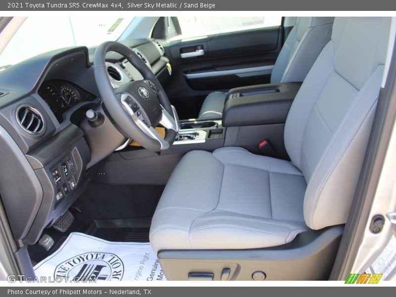 Silver Sky Metallic / Sand Beige 2021 Toyota Tundra SR5 CrewMax 4x4