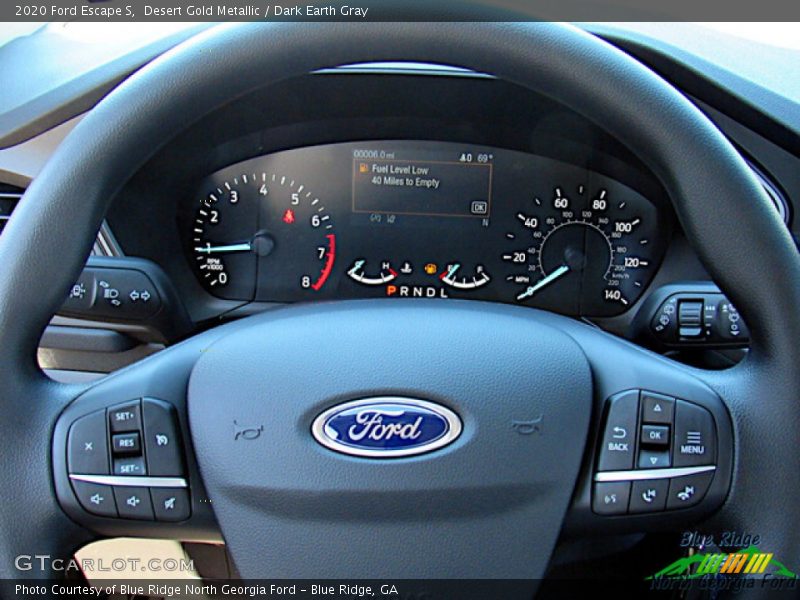 Desert Gold Metallic / Dark Earth Gray 2020 Ford Escape S