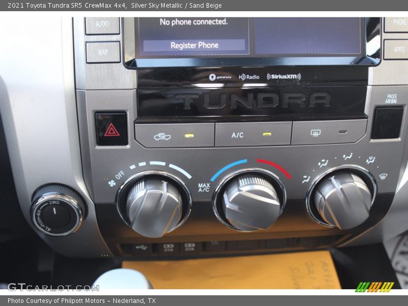 Silver Sky Metallic / Sand Beige 2021 Toyota Tundra SR5 CrewMax 4x4