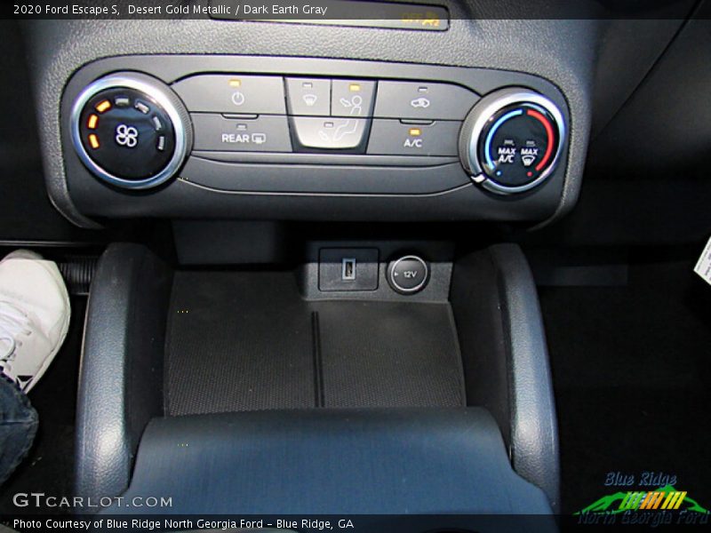Desert Gold Metallic / Dark Earth Gray 2020 Ford Escape S