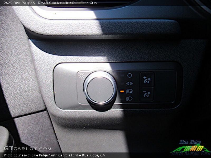 Desert Gold Metallic / Dark Earth Gray 2020 Ford Escape S