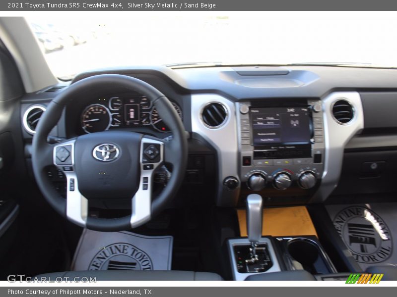 Silver Sky Metallic / Sand Beige 2021 Toyota Tundra SR5 CrewMax 4x4