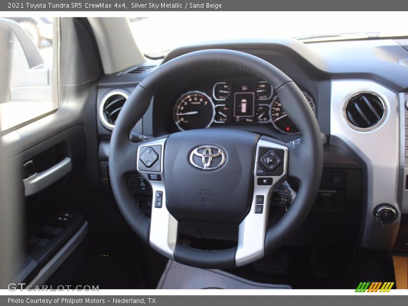 Silver Sky Metallic / Sand Beige 2021 Toyota Tundra SR5 CrewMax 4x4