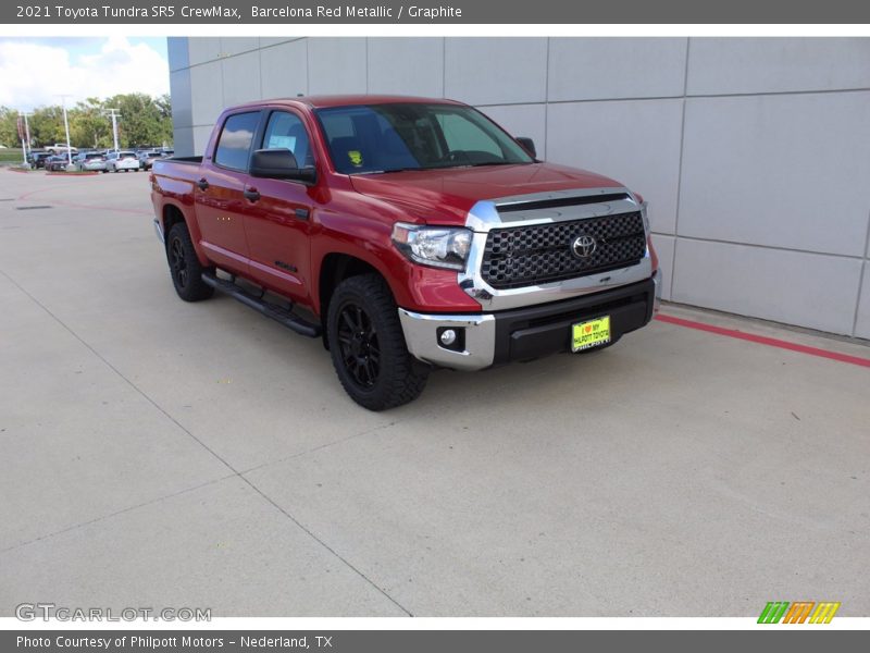 Barcelona Red Metallic / Graphite 2021 Toyota Tundra SR5 CrewMax