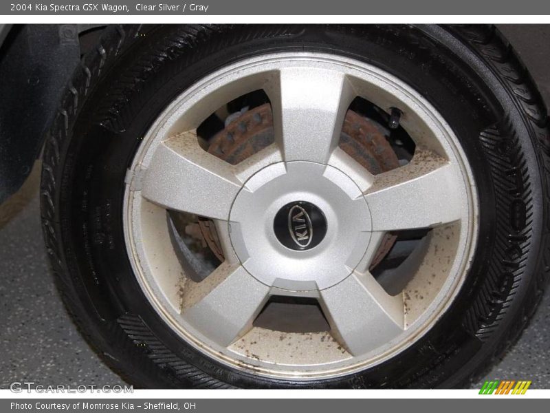 Clear Silver / Gray 2004 Kia Spectra GSX Wagon