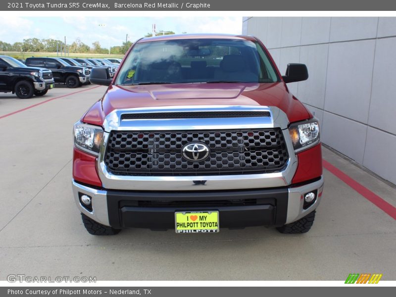 Barcelona Red Metallic / Graphite 2021 Toyota Tundra SR5 CrewMax