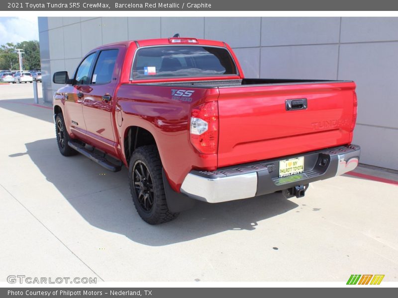 Barcelona Red Metallic / Graphite 2021 Toyota Tundra SR5 CrewMax