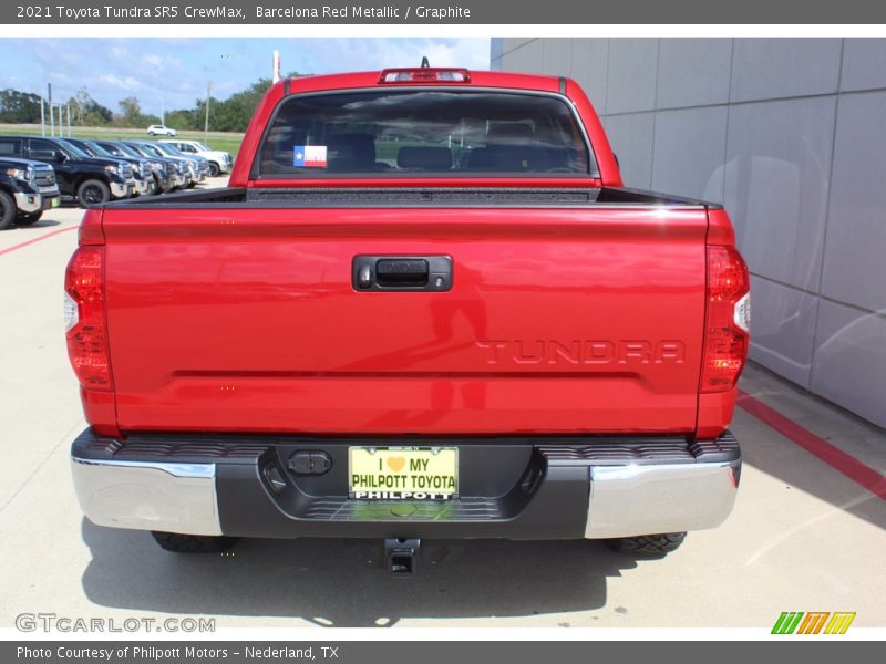 Barcelona Red Metallic / Graphite 2021 Toyota Tundra SR5 CrewMax