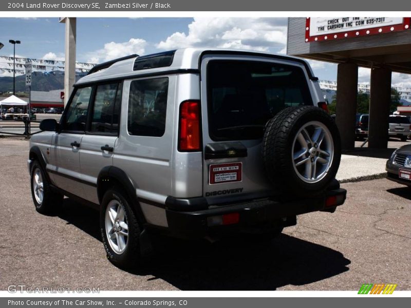 Zambezi Silver / Black 2004 Land Rover Discovery SE