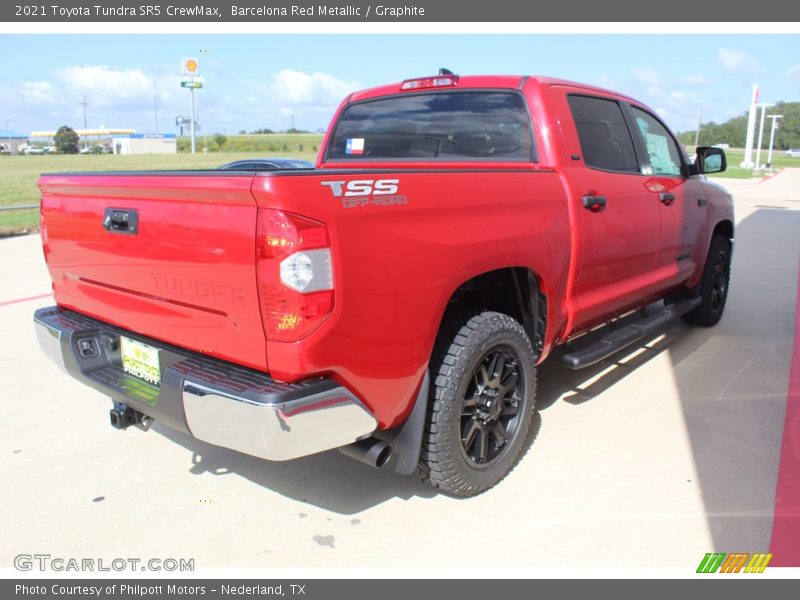 Barcelona Red Metallic / Graphite 2021 Toyota Tundra SR5 CrewMax