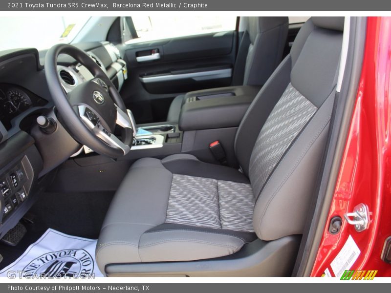 Front Seat of 2021 Tundra SR5 CrewMax