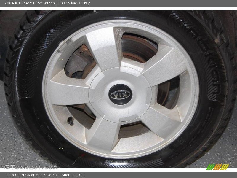 Clear Silver / Gray 2004 Kia Spectra GSX Wagon
