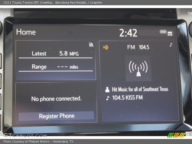 Barcelona Red Metallic / Graphite 2021 Toyota Tundra SR5 CrewMax