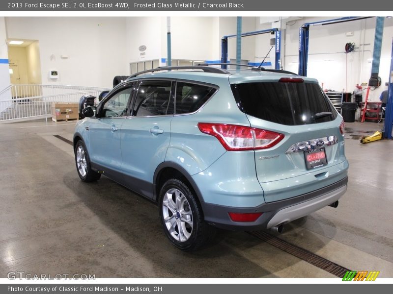 Frosted Glass Metallic / Charcoal Black 2013 Ford Escape SEL 2.0L EcoBoost 4WD