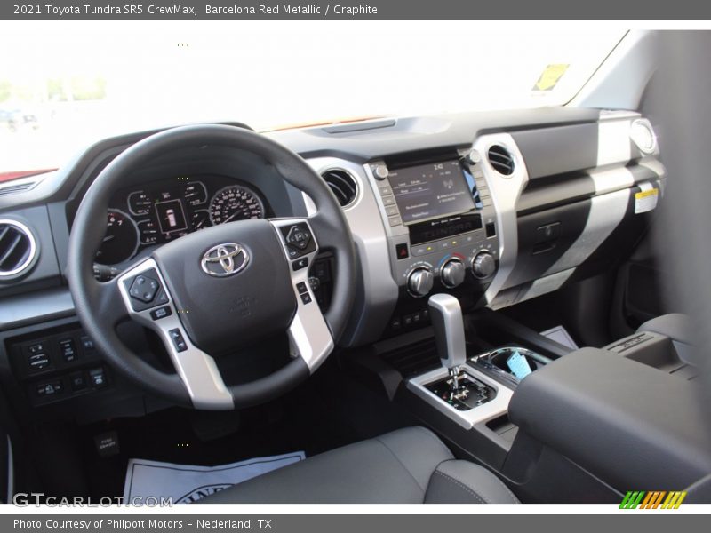 Barcelona Red Metallic / Graphite 2021 Toyota Tundra SR5 CrewMax