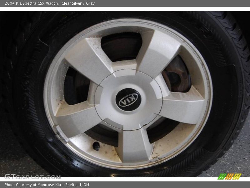 Clear Silver / Gray 2004 Kia Spectra GSX Wagon