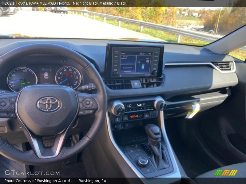 Dashboard of 2021 RAV4 XLE AWD Hybrid