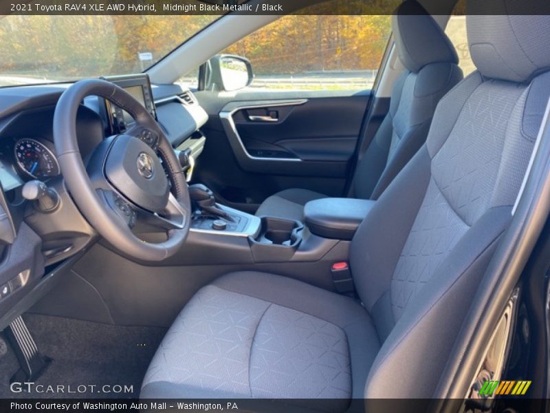 Front Seat of 2021 RAV4 XLE AWD Hybrid