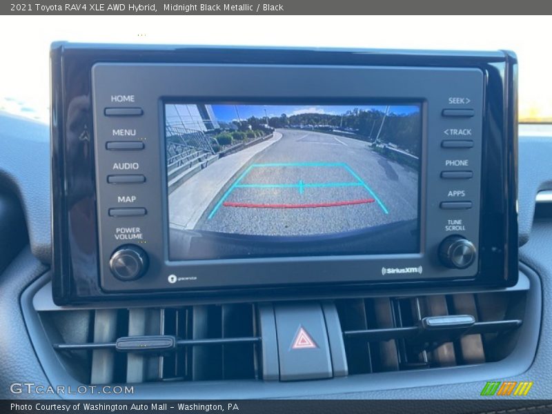 Midnight Black Metallic / Black 2021 Toyota RAV4 XLE AWD Hybrid