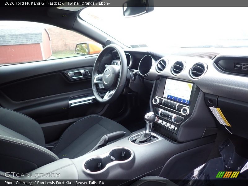 Twister Orange / Ebony 2020 Ford Mustang GT Fastback