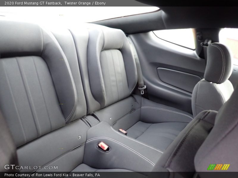 Rear Seat of 2020 Mustang GT Fastback