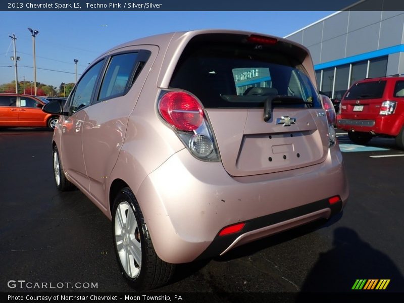 Techno Pink / Silver/Silver 2013 Chevrolet Spark LS