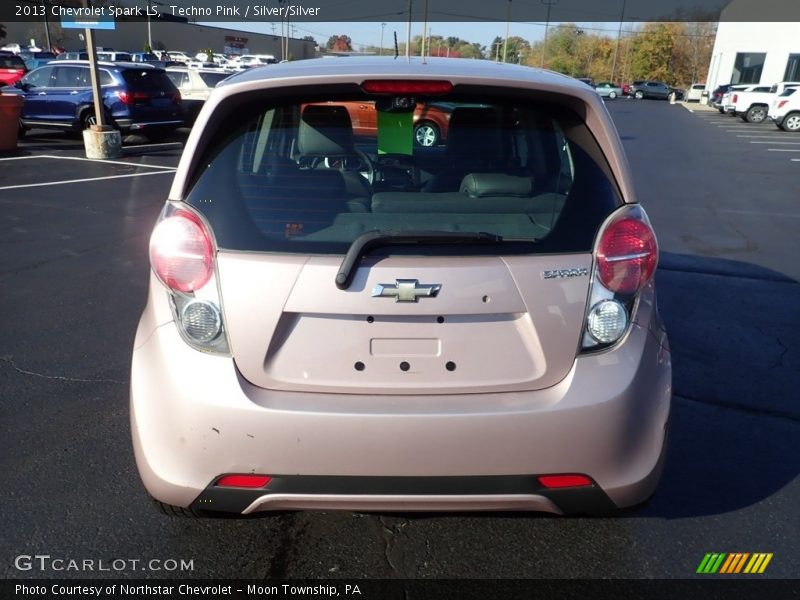 Techno Pink / Silver/Silver 2013 Chevrolet Spark LS