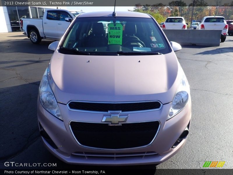 Techno Pink / Silver/Silver 2013 Chevrolet Spark LS
