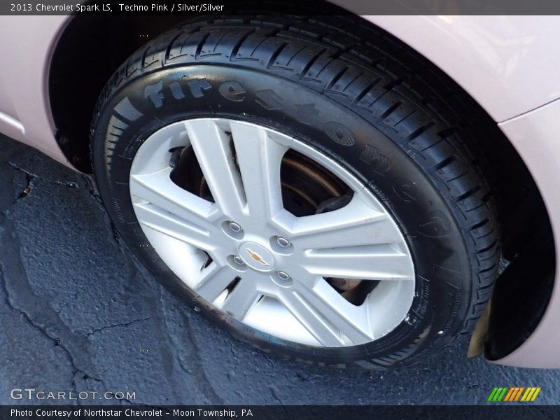 Techno Pink / Silver/Silver 2013 Chevrolet Spark LS