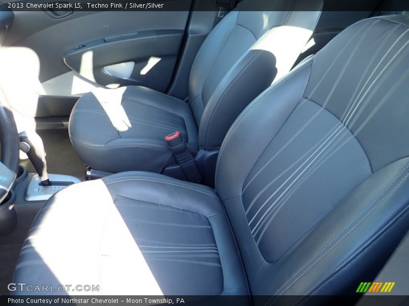 Techno Pink / Silver/Silver 2013 Chevrolet Spark LS