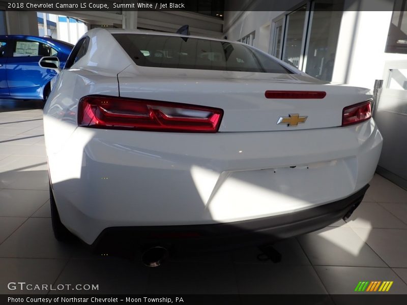 Summit White / Jet Black 2018 Chevrolet Camaro LS Coupe