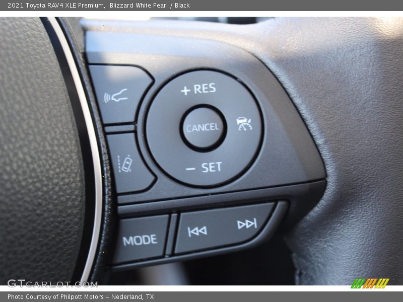 Blizzard White Pearl / Black 2021 Toyota RAV4 XLE Premium