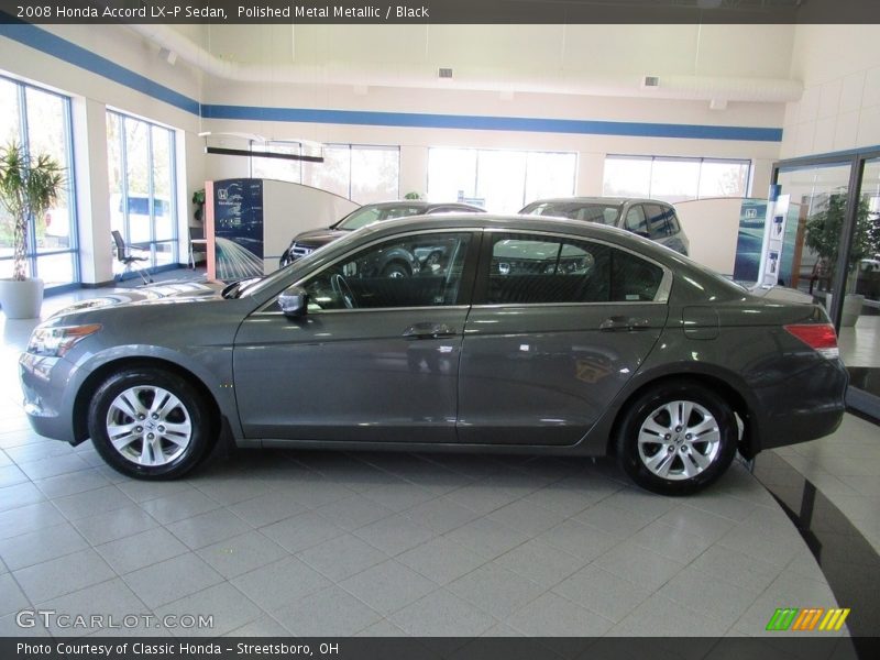 Polished Metal Metallic / Black 2008 Honda Accord LX-P Sedan