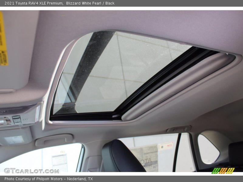 Blizzard White Pearl / Black 2021 Toyota RAV4 XLE Premium