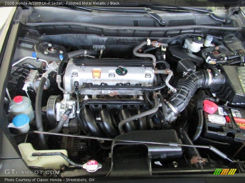  2008 Accord LX-P Sedan Engine - 2.4 Liter DOHC 16-Valve i-VTEC 4 Cylinder