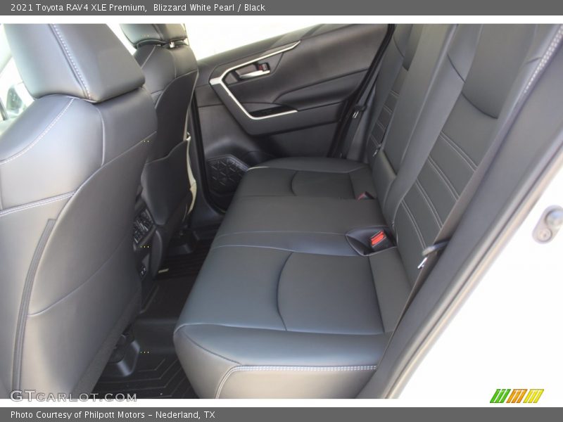 Blizzard White Pearl / Black 2021 Toyota RAV4 XLE Premium