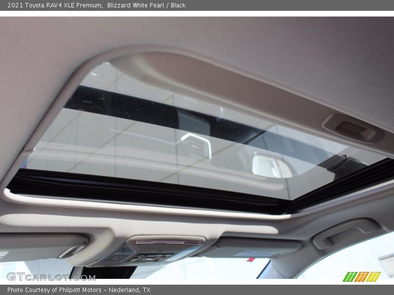 Blizzard White Pearl / Black 2021 Toyota RAV4 XLE Premium