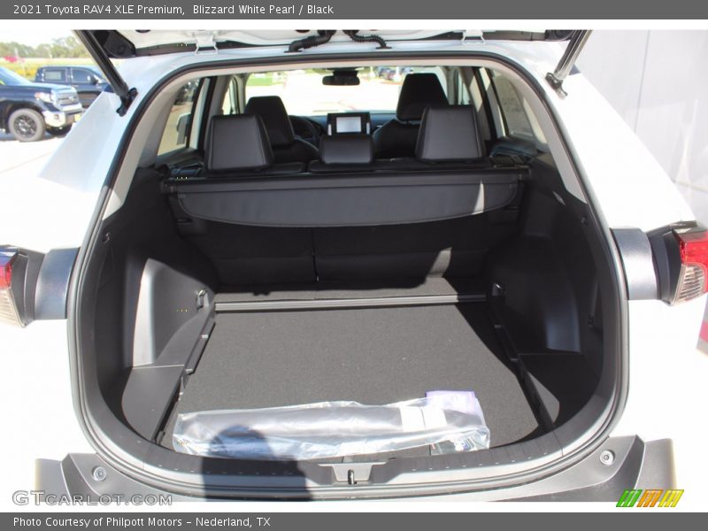 Blizzard White Pearl / Black 2021 Toyota RAV4 XLE Premium