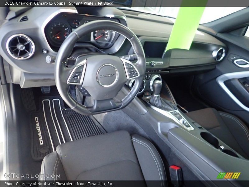 Summit White / Jet Black 2018 Chevrolet Camaro LS Coupe