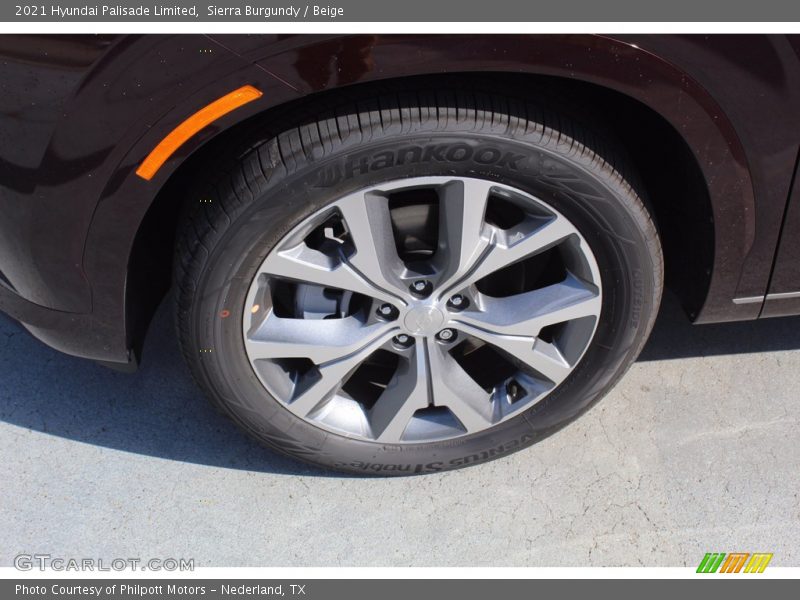 Sierra Burgundy / Beige 2021 Hyundai Palisade Limited