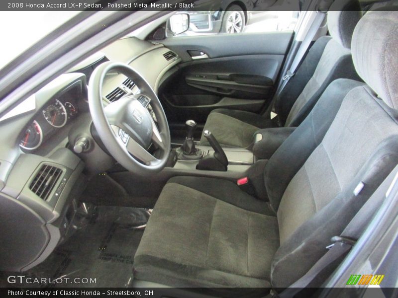  2008 Accord LX-P Sedan Black Interior