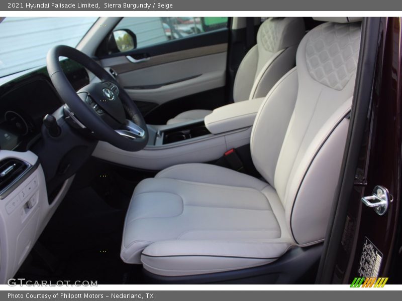 Sierra Burgundy / Beige 2021 Hyundai Palisade Limited