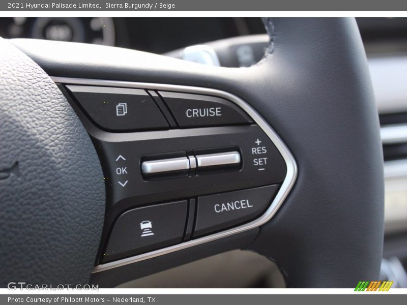 Sierra Burgundy / Beige 2021 Hyundai Palisade Limited